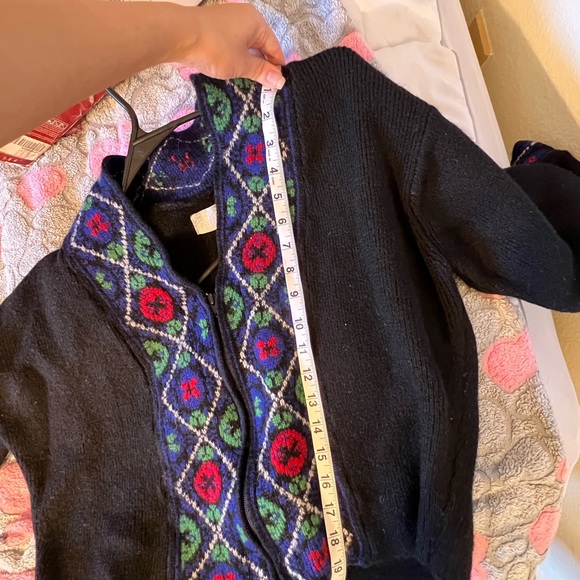 Esprit Vintage  Full Zipp Cropped Jacket ,Size Medium,100% wool - Picture 4 of 8